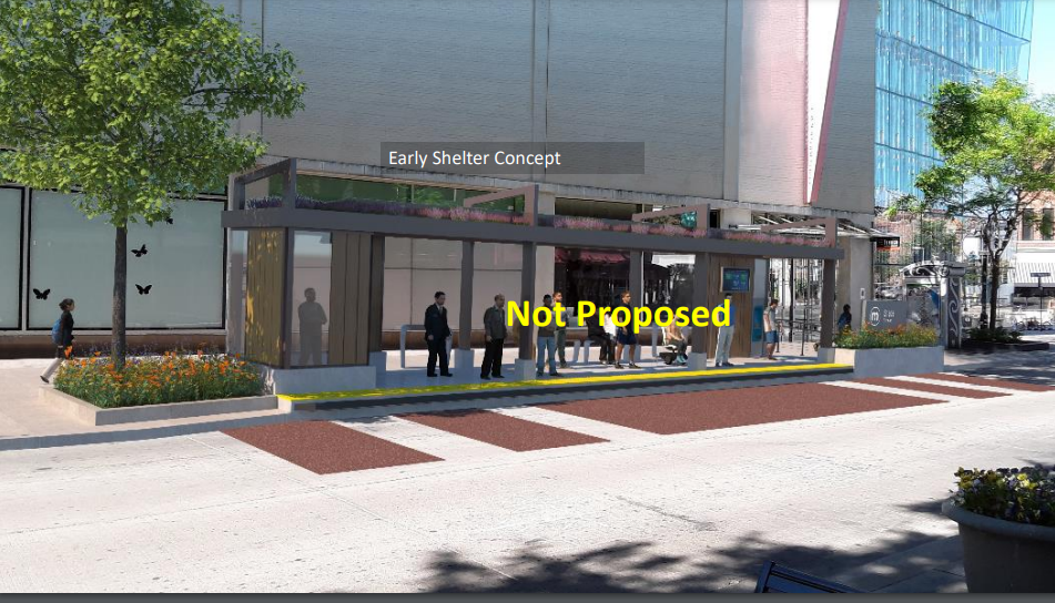 Original BRT shelter concept